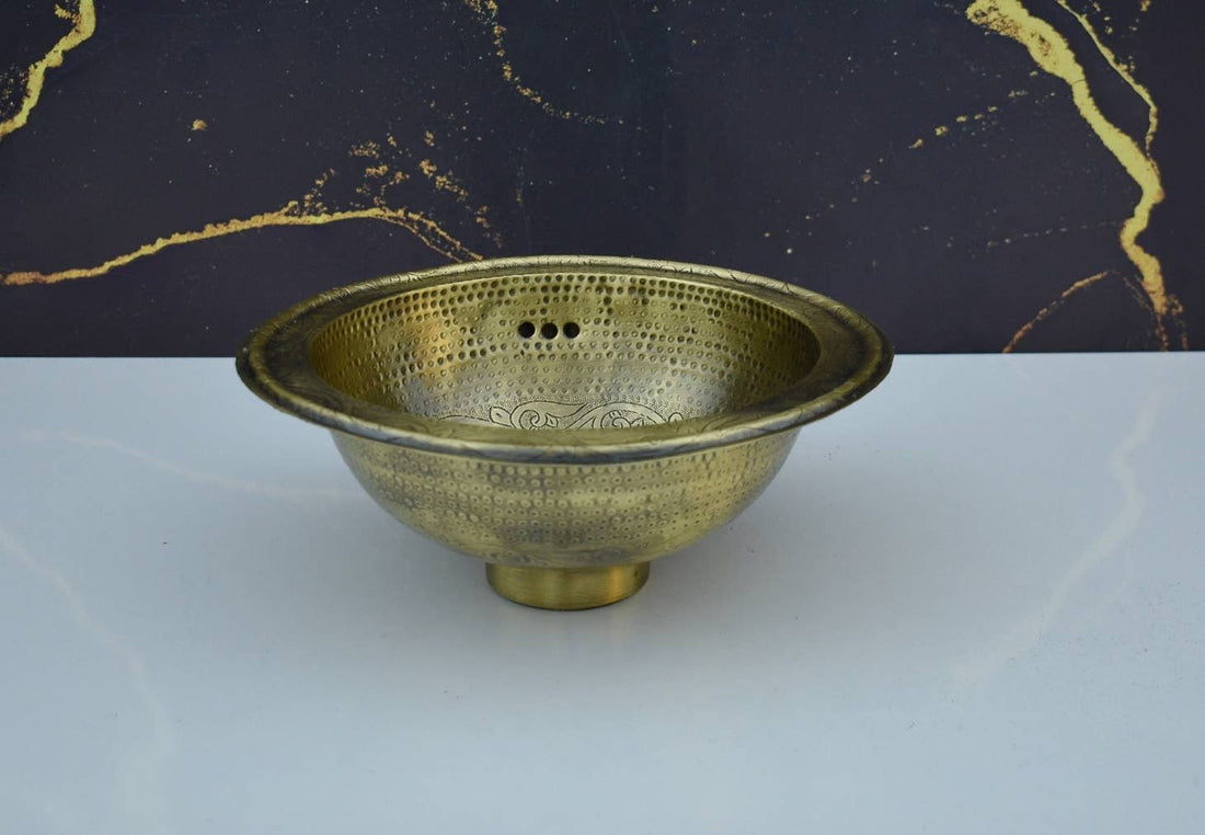 Brass Basin for Vanity Unit - ZARA - Artisan Basins Company