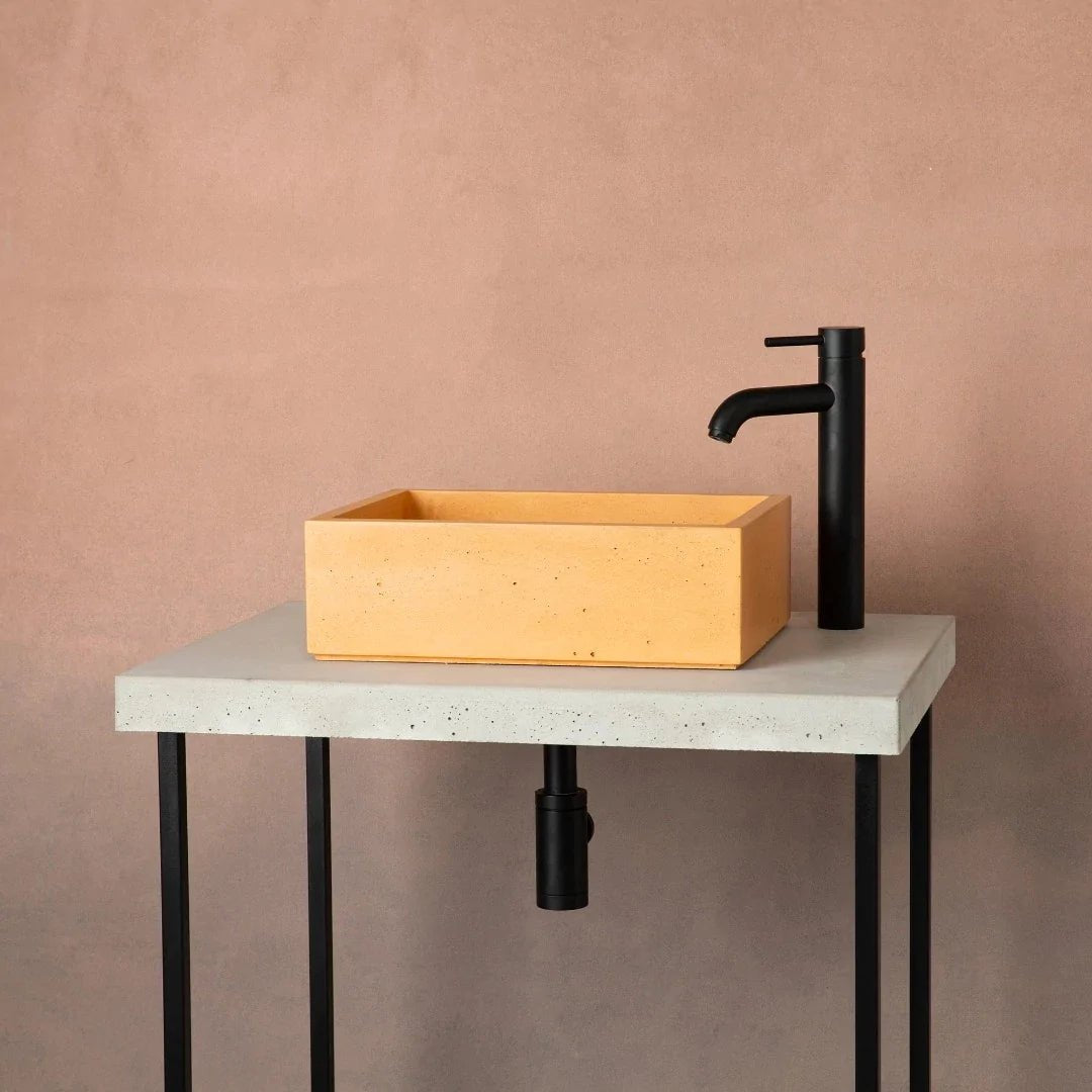 Concrete Handmade Basins for Bathroom - MINI RECTANGLE - Artisan Basins Company