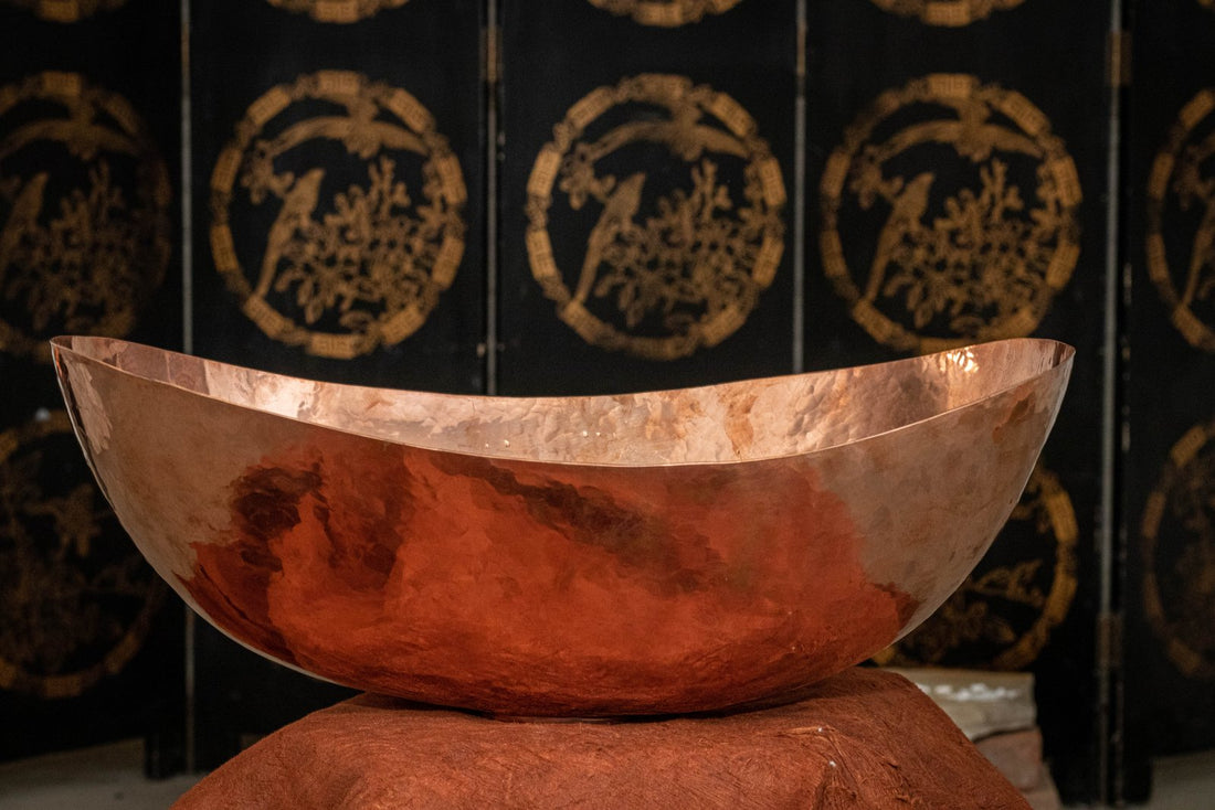 Copper Sink Wash Basin - NEVA - Artisan Basins Company