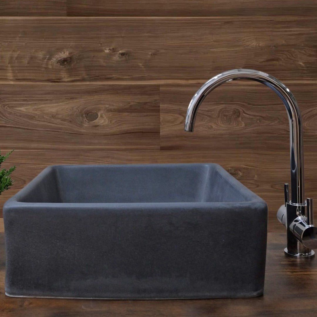 Handmade Counter Basin Sink - SOFT RECTANGLE - Artisan Basins Company